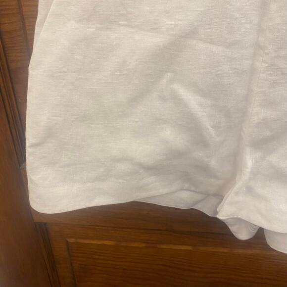 Three Graces Women's Linen Shorts White size 6 UMA European Linen White $377 NWT - Picture 13 of 14